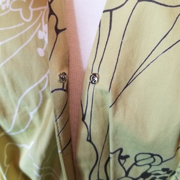 Studio Jax Blazer Womens 6 Small Jacket Long Sleeve Top Green Dressy Jacket - Picture 7 of 9